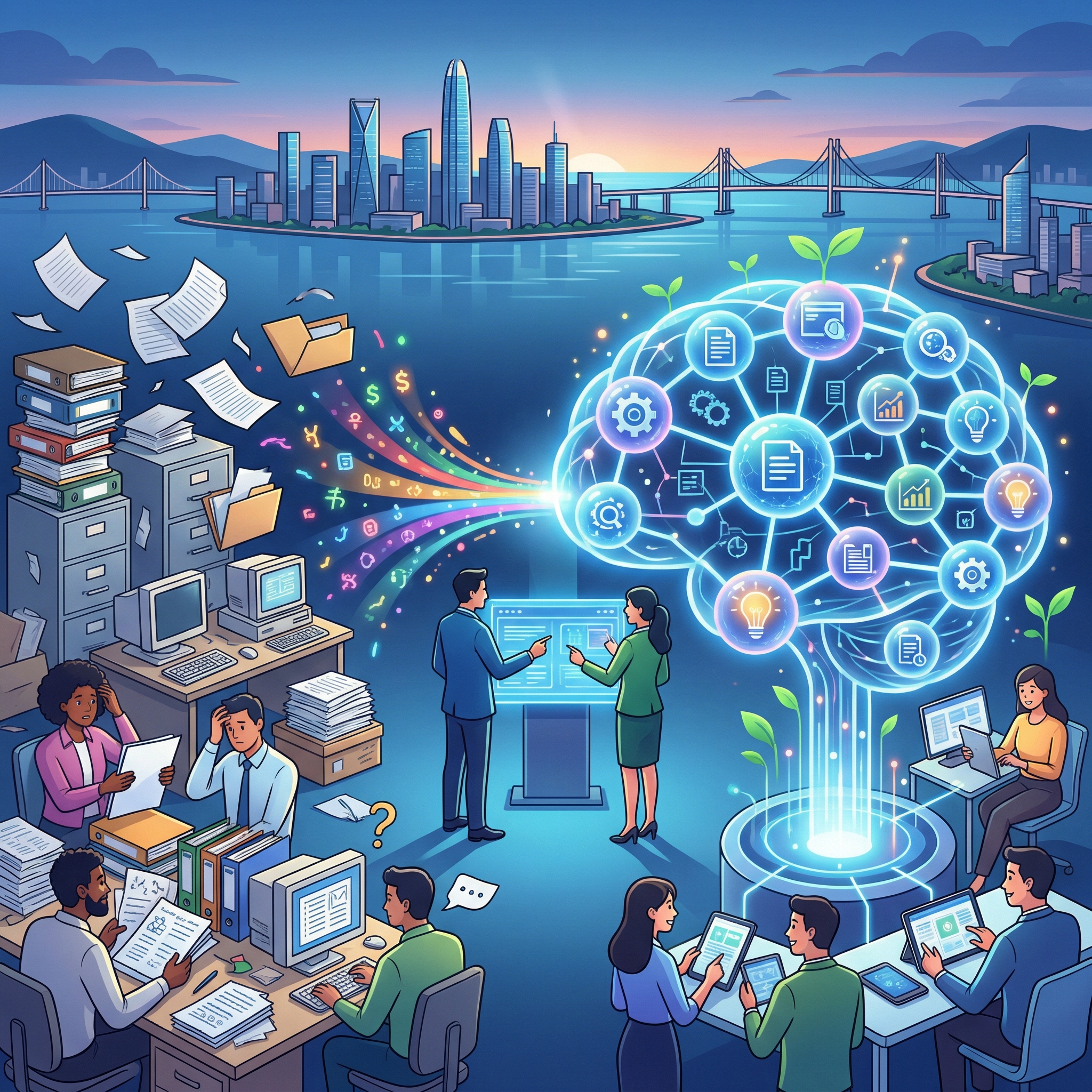 Omnisenti Human First Agentic AI platform diagram