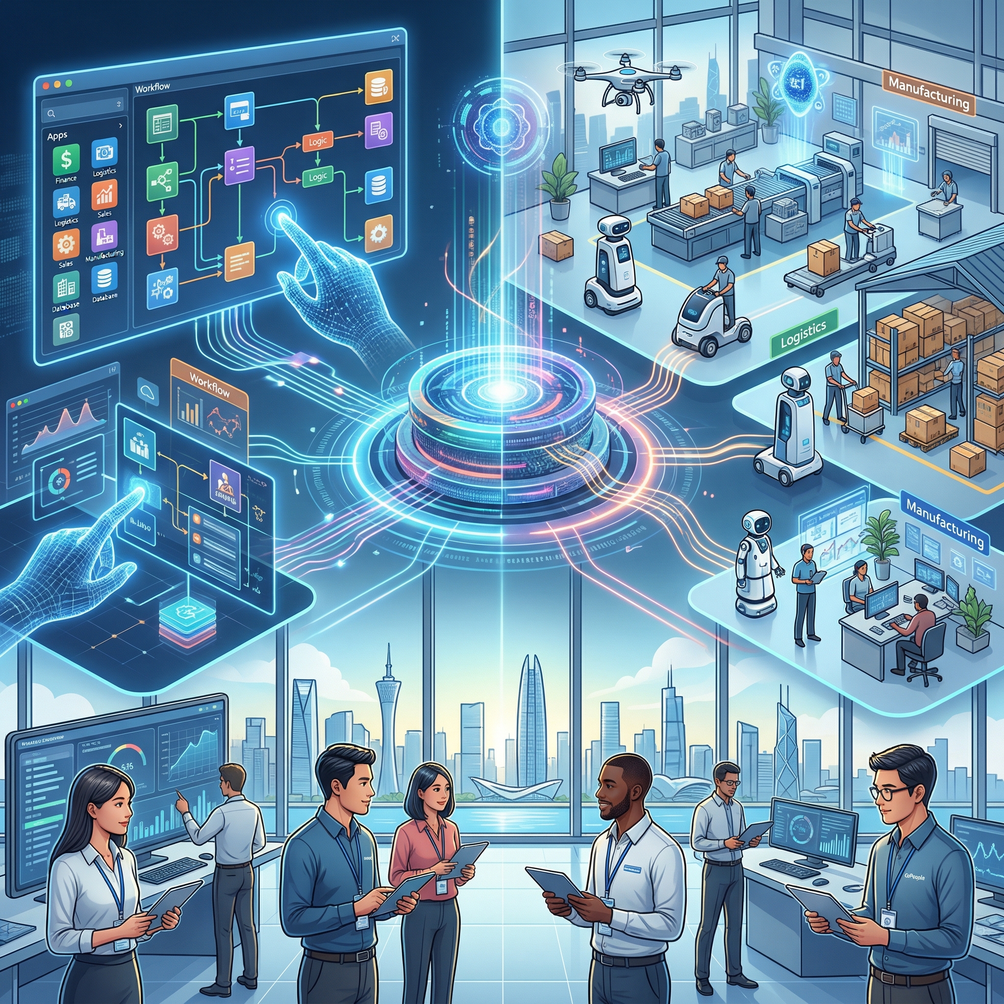 Omnisenti Human First Agentic AI platform diagram